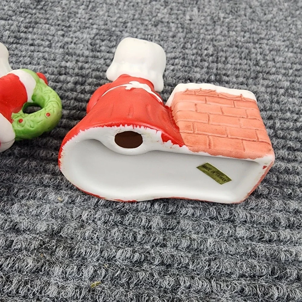 Vintage‎ Santa & Mrs. Claus Taper Candle Holders